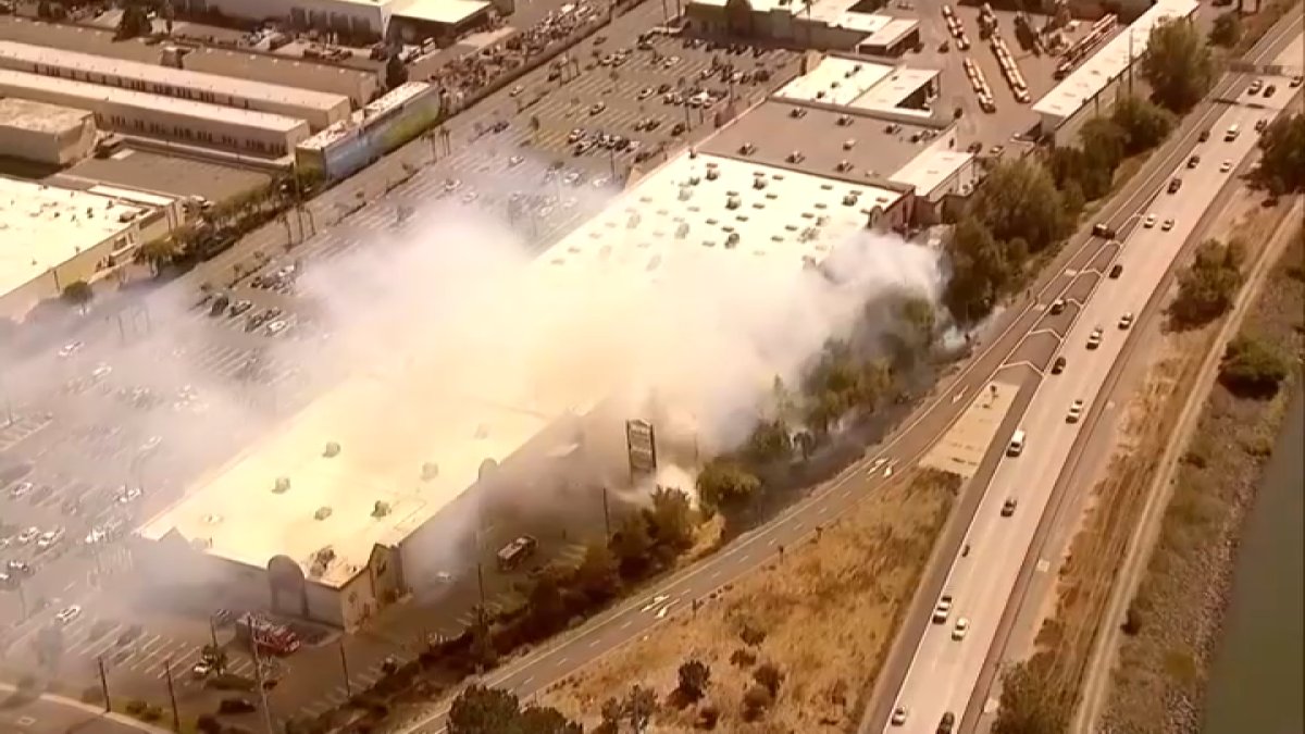 Multiple small fires in National City along SR-54