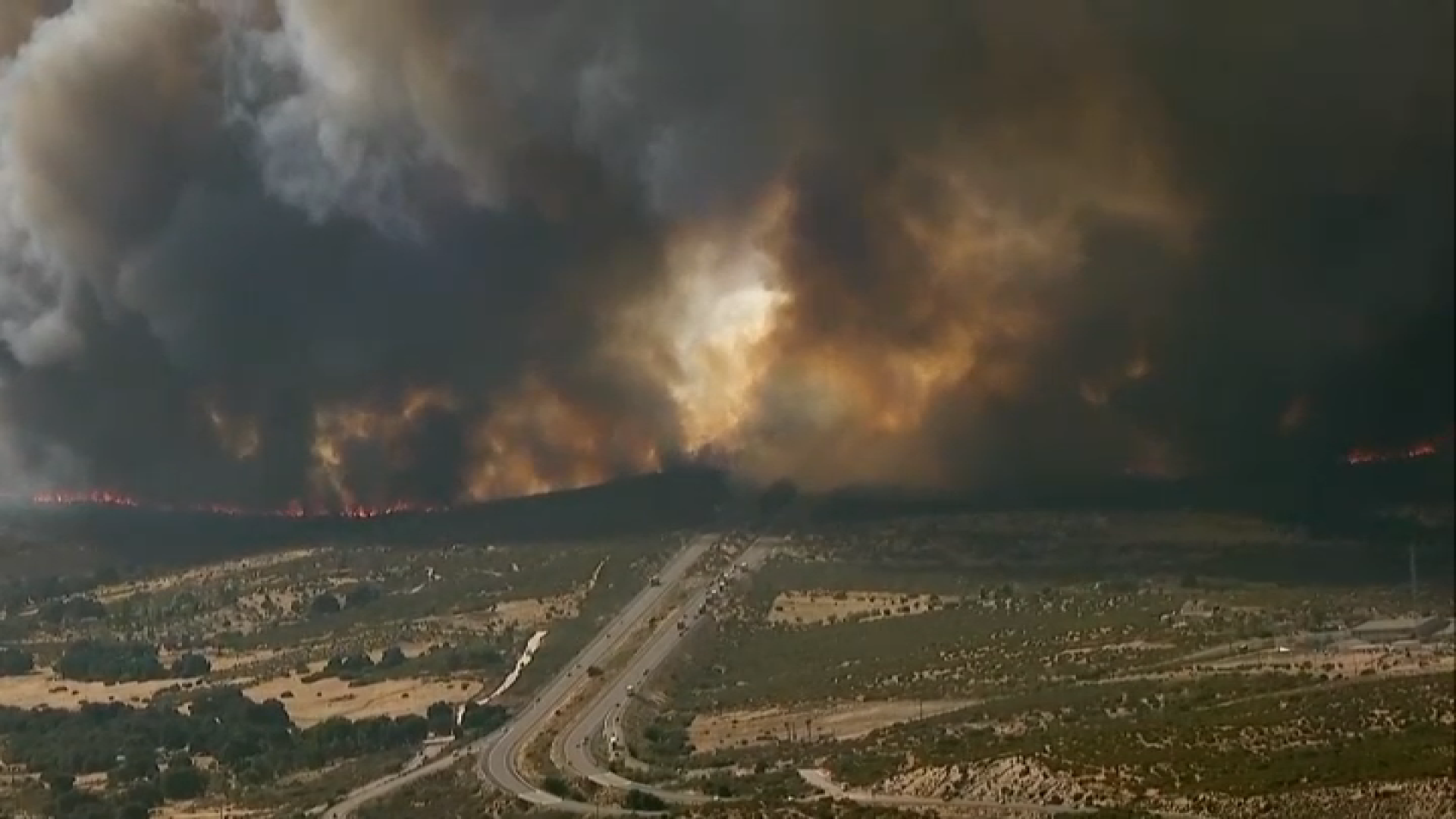 Thorn fire near Boulevard is 1,234 acres and 75% contained; evacuations ...