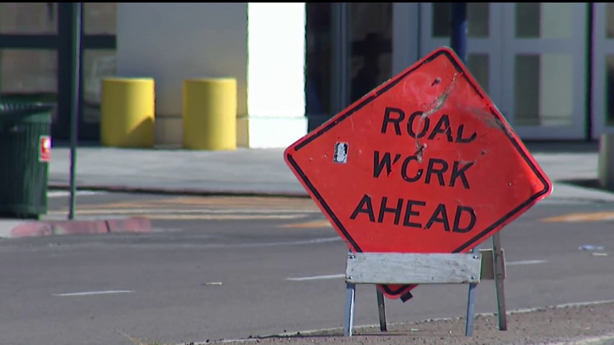 Road construction begins near San Diego airport