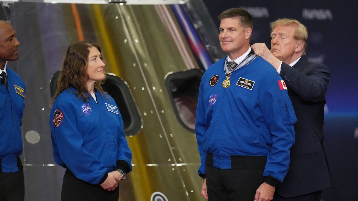 Artemis II astronauts receive nation's highest space honor for their successful moonshot