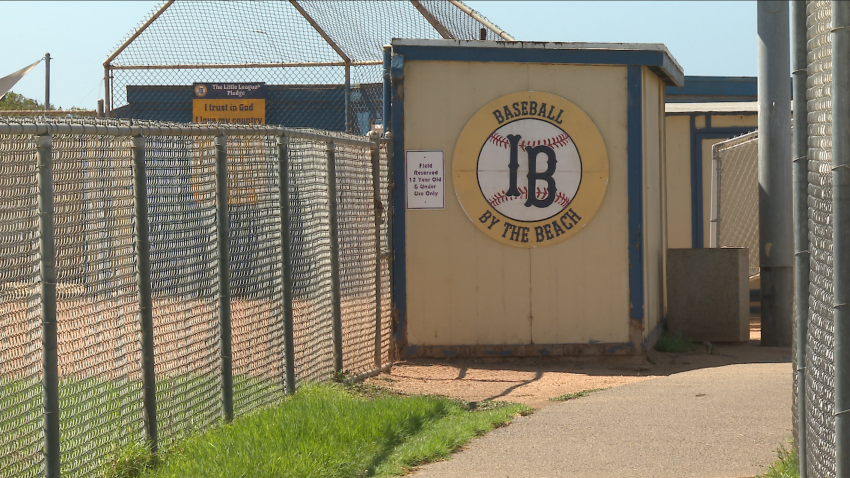 A baseball dugout.