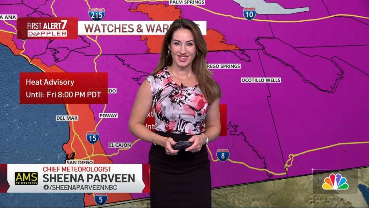 San Diego weather today: Sheena Parveen's forecast for August 25, 2026
