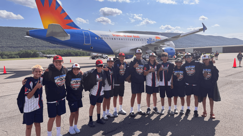 Sweetwater Valley Little League team flies to the Little League World Series.