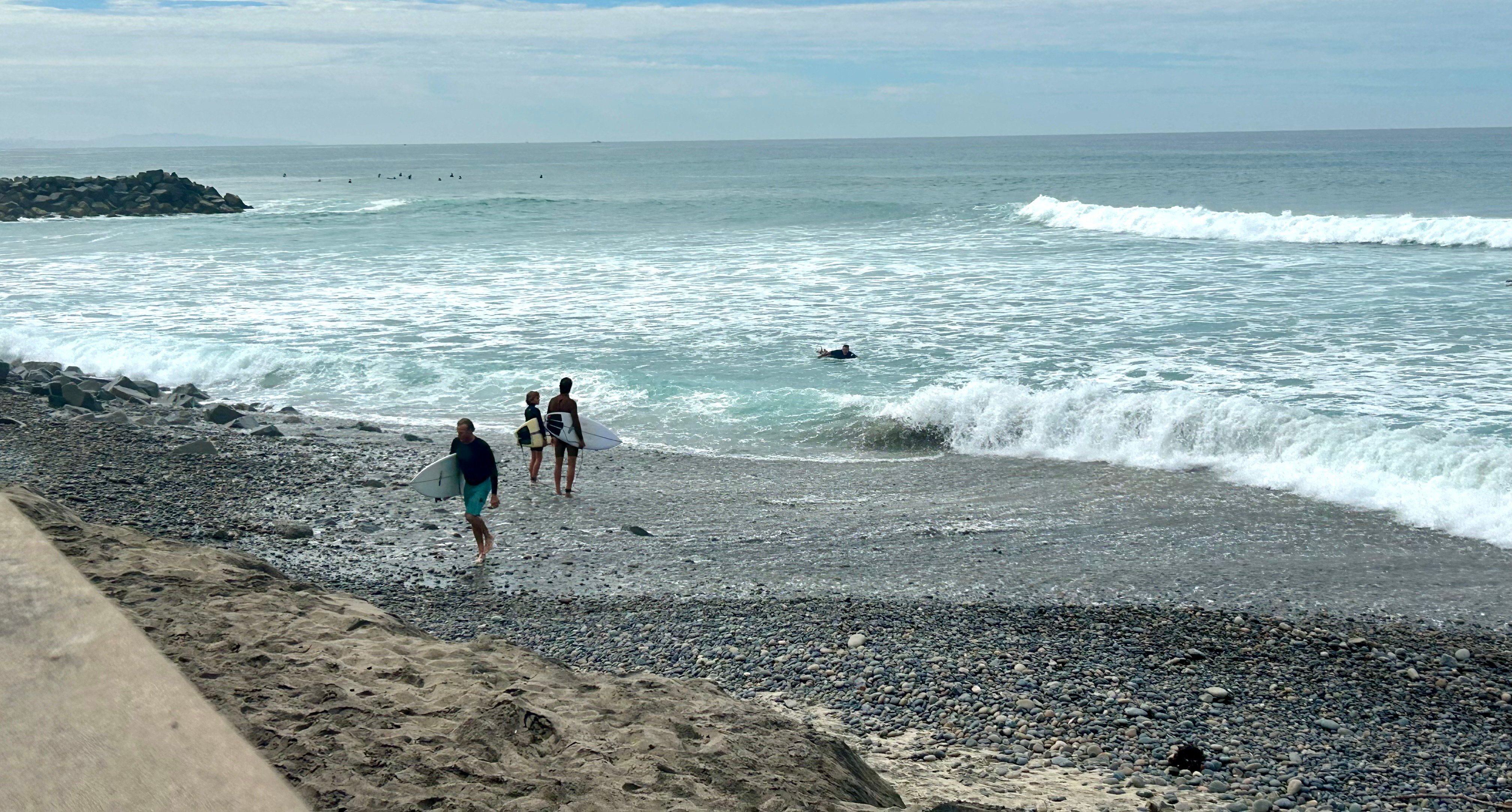 High Surf and Erosion Force Closure of Tamarack State Beach Parking Lot