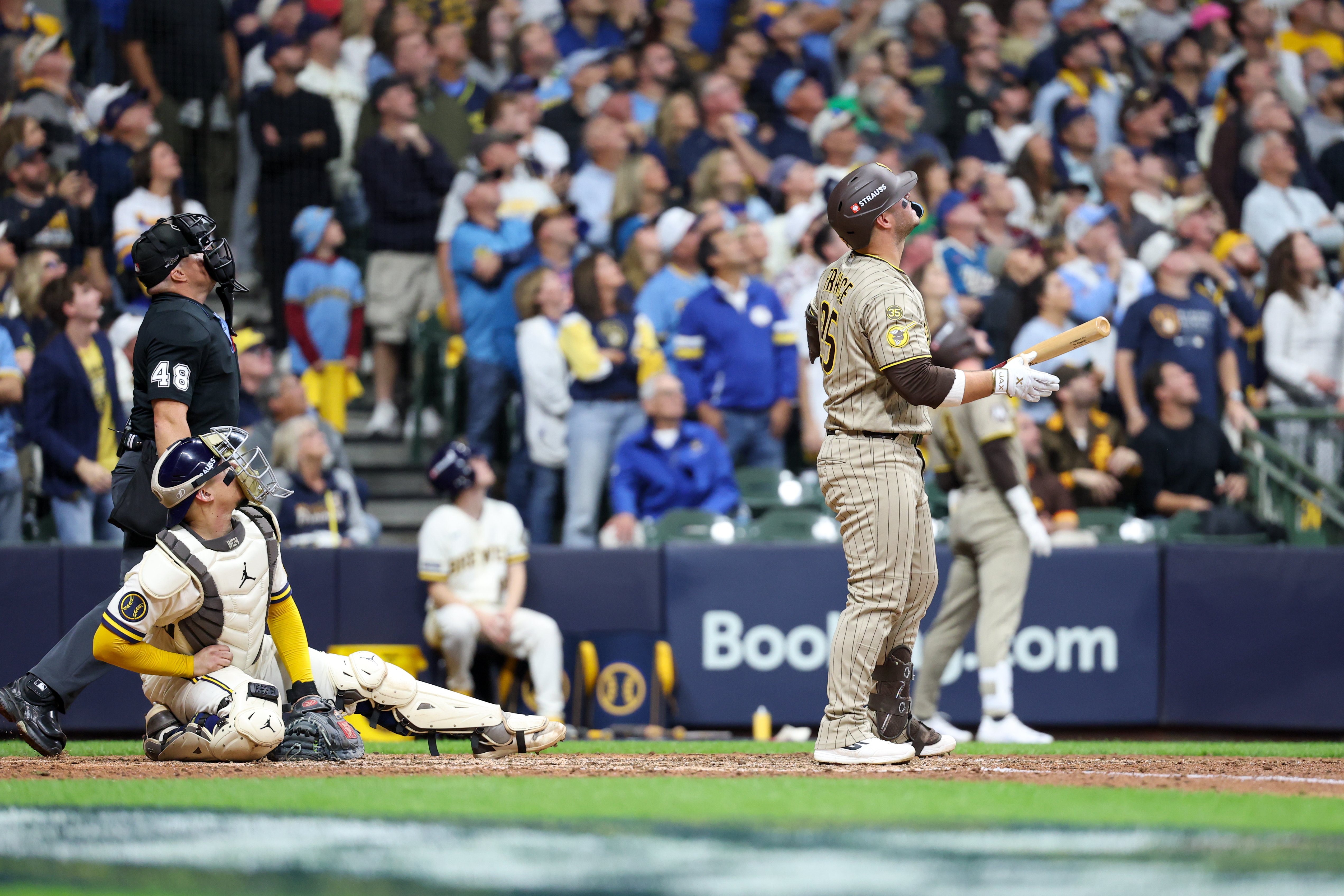 Baseball Play Sparks Debate After Ball Strikes Stadium Roof in NLDS Game 1