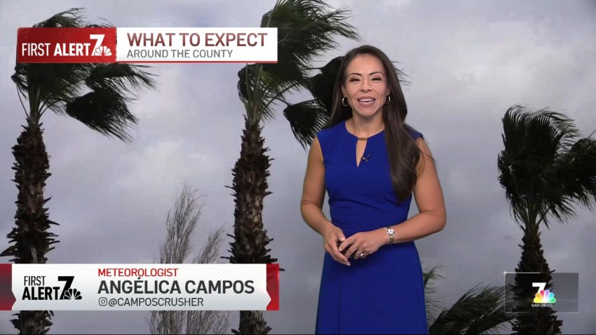 Clouds and Santa Ana winds