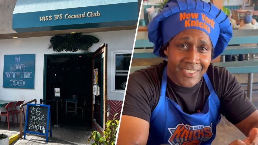 Brian Anthony Williams, 50, who had been working as a chef at Miss B's Coconut Club in Mission Beach under the name "Troy Williams", was arrested on Oct. 7, 2026, after allegedly kidnapping, assaulting and shooting a woman, then leaving her in a field. (NBC 7 San Diego)