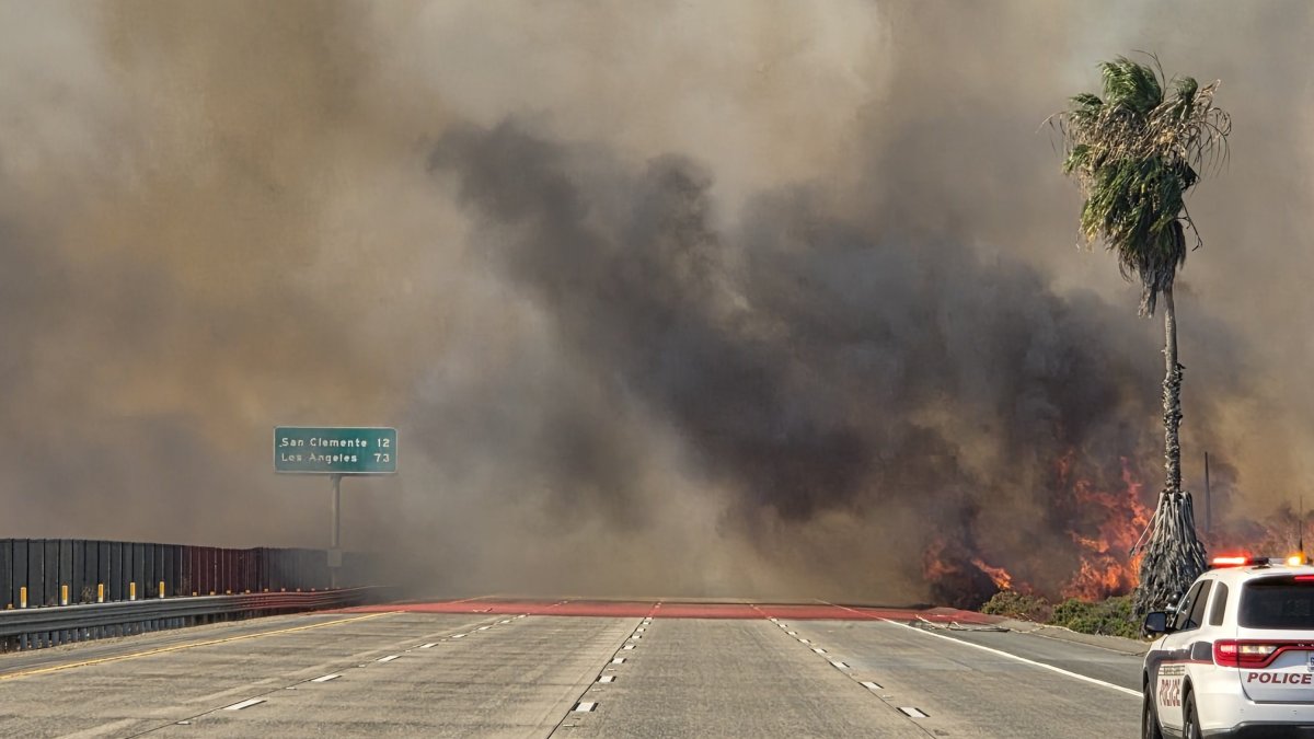 Interstate 5 closed again as Henderson Fire expands on Camp Pendleton