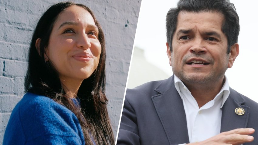 Newcomer Angela Gonzales-Torres is challenging Rep. Jimmy Gomez in Congressional District 34, which includes downtown Los Angeles and Boyle Heights.