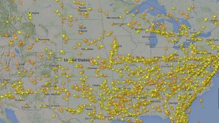 United States Air Traffic Map - Air Traffic Map 