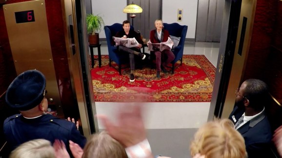 Tonight Mccartney And Fallon Surprise Fans In 30 Rock Elevators