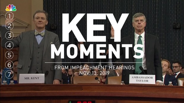 [NATL] Key Moments From Impeachment Hearing