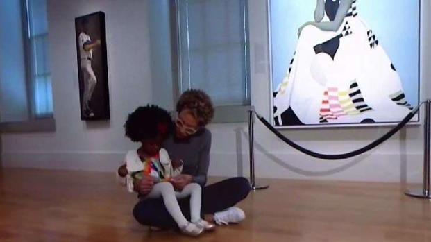 Michelle Obama Portrait Painter Meets Girl Who Went Viral
